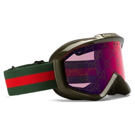 fake gucci ski goggles for sale|gucci ski goggles green.